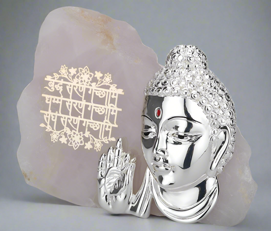 Gautam Buddha Devalaya (Rose Quartz)