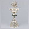 Silver Plated Peacock Samai - Small