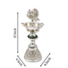 Silver Plated Peacock Samai - Small