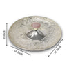 Sakura Embossed platter with Raised Centre