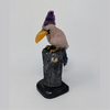 Rose Quartz Toucans Sculpture Bird on Black Tourmaline Stone