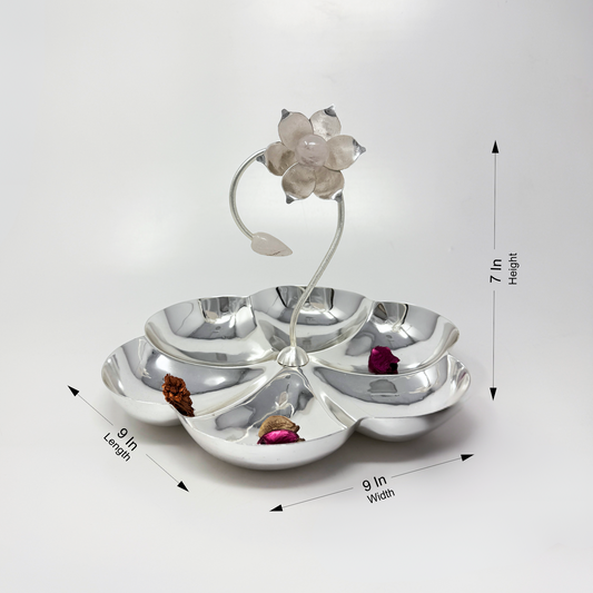Daffodil Flower Decorative Platter-Medium