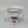 Spiral chased Silver Plated Bowl-Small