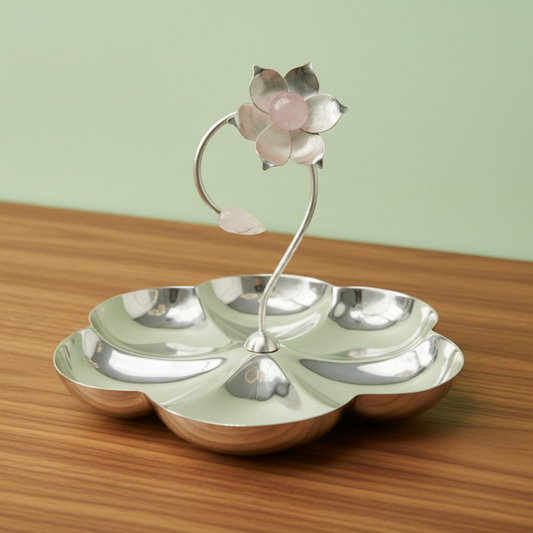 Daffodil Flower Decorative Platter-Medium