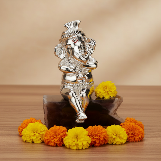 Excited Shehnai Ganesha