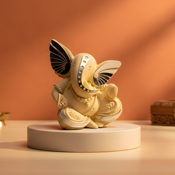 Ivory white Ganesha