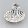 Line hammered Bowl with Pink bird - Small