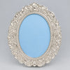 Oval Chased Photo Frame - Small