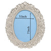 Oval Chased Photo Frame - Small