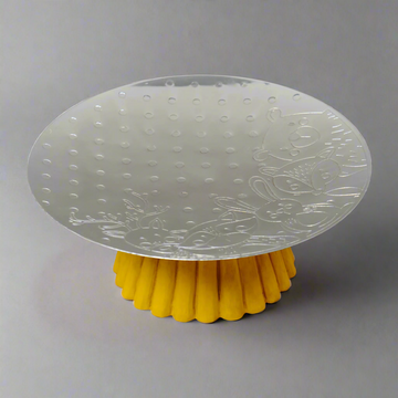 Baby Round Platter with Yellow base